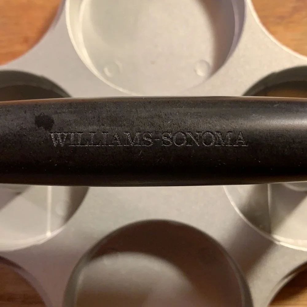 Williams-Sonoma mini 4 burgers/sliders press EUC